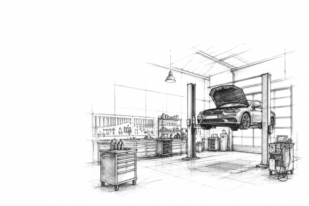 Services Sketch Background